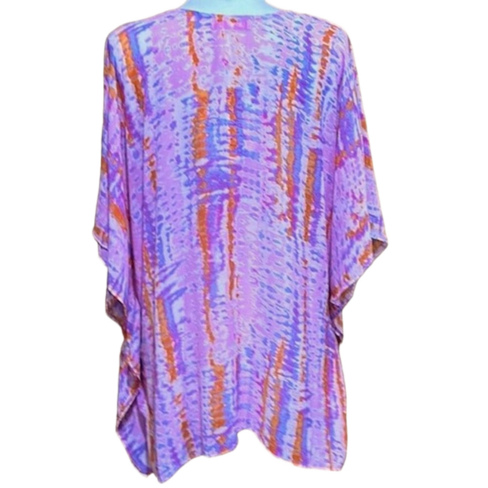 BuddyLove North Tunic Pushpop Tie-Dye Flowy Casual Top Size S - NWT - Picture 3 of 6